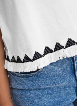 Top Only Liva blanc pour femme