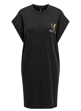 Robe Only Lucy noire pour femme