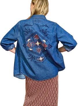 Chemise surchemise denim Only Peony pour femme