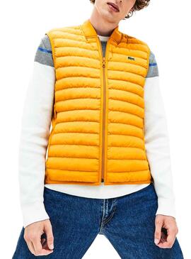 Gilet Lacoste Rembourré Jaune à partir de Homme