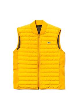 Gilet Lacoste Rembourré Jaune à partir de Homme