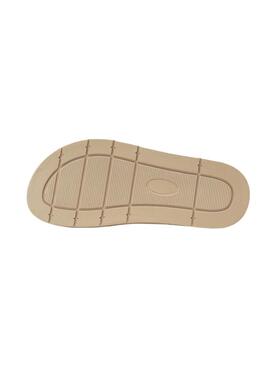 Sandales Ecoalf Frida beige pour femme