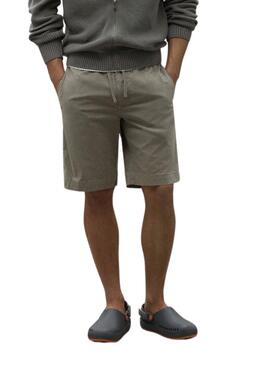 Shorts Ecoalf Ethica kaki pour hommes