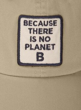 Casquette Ecoalf Patch Beige pour Homme et Femme