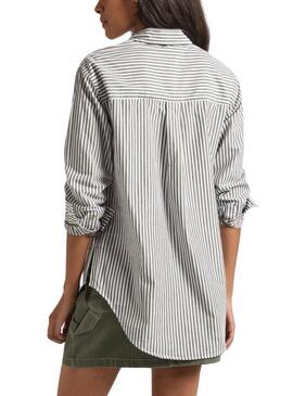 Chemise Pepe Jeans Bryce verte pour femme.