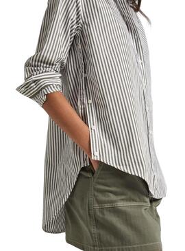 Chemise Pepe Jeans Bryce verte pour femme.