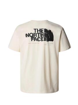 T-shirt The North Face Graphic Blanc Pour Homme