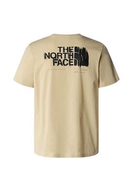 Maillot The North Face Graphic Beige Pour Homme