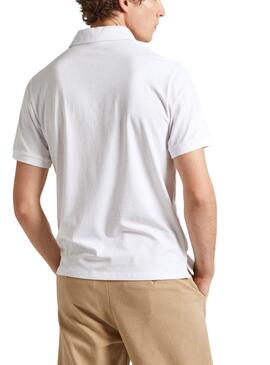 Polo Pepe Jeans Harper Blanc Pour Homme