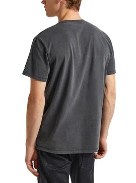 T-shirt Pepe Jeans Jacko Noir Pour Homme