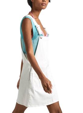 Robe Pepe Jeans Vesta Blanc pour Femme