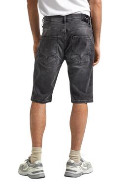 Shorts Pepe Jeans Slim Noir pour Homme
