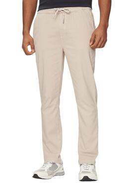 Pantalon Pepe Jeans Pull On Beige Pour Homme