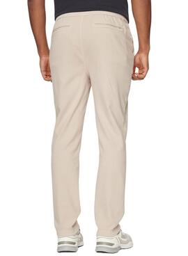 Pantalon Pepe Jeans Pull On Beige Pour Homme