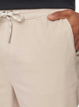 Pantalon Pepe Jeans Pull On Beige Pour Homme