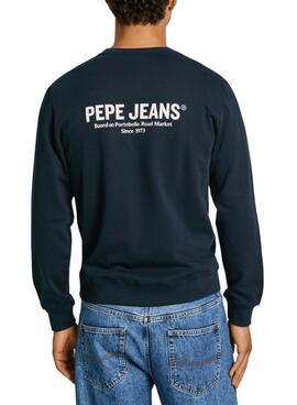 Sweatshirt Pepe Jeans bleu marine pour homme