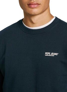 Sweatshirt Pepe Jeans bleu marine pour homme