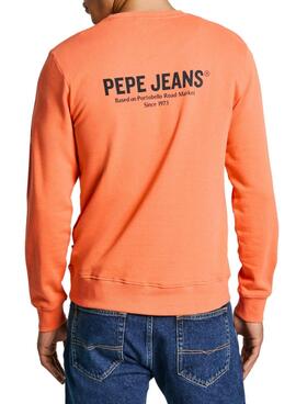 Sweat-shirt Pepe Jeans orange pour homme