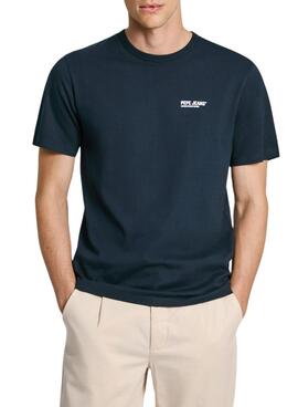 T-shirt Pepe Jeans bleu marine pour homme