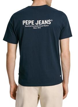 T-shirt Pepe Jeans bleu marine pour homme