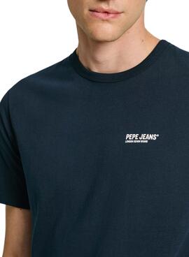 T-shirt Pepe Jeans bleu marine pour homme
