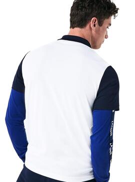 Polo Lacoste Sport Colorblock Navy Pour Homme