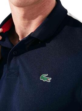 Polo Lacoste Sport Colorblock Navy Pour Homme