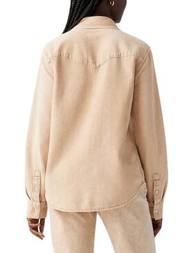 Chemise Levi's Western beige pour femme