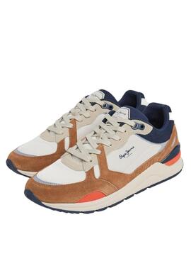 Baskets Pepe Jeans X20 marron pour hommes