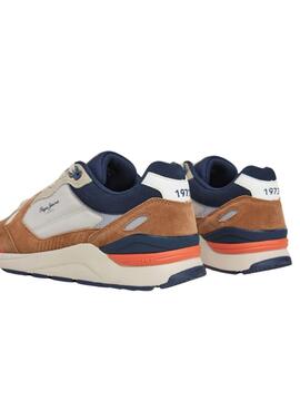 Baskets Pepe Jeans X20 marron pour hommes