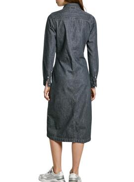 Robe Pepe Jeans Chemise en denim pour femme