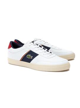 Baskets Lacoste Court-Master Blanc Homme