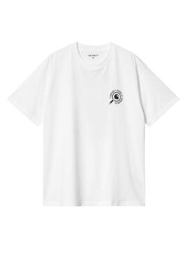 T-shirt Carhartt Inspector blanc pour homme