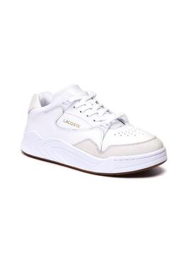 Baskets Lacoste Court Slam Blanc Pour Homme