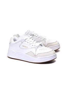 Baskets Lacoste Court Slam Blanc Pour Homme