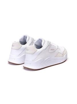 Baskets Lacoste Court Slam Blanc Pour Homme