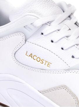 Baskets Lacoste Court Slam Blanc Pour Homme