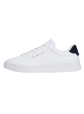 Chaussures Tommy Hilfiger Court blanches pour homme.