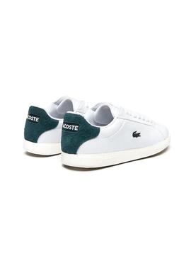 Baskets Lacoste Graduate Leather Blanc Femme