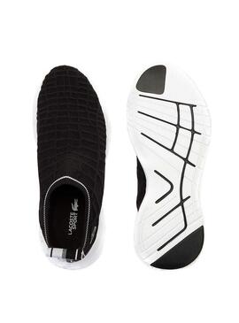 Baskets Chaussette Lacoste LT Fit Noire Pour Femme