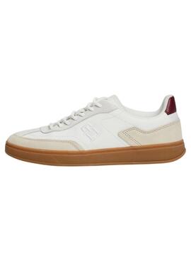 Chaussures Tommy Hilfiger Heritage Court blanches pour femmes