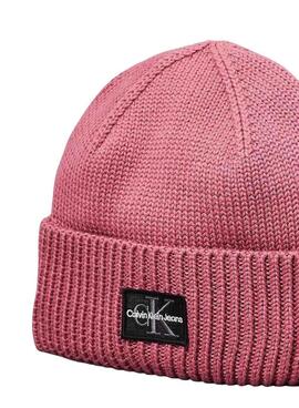Chapeau Calvin Klein Jeans Mono Logo rose pour femme