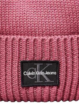 Chapeau Calvin Klein Jeans Mono Logo rose pour femme