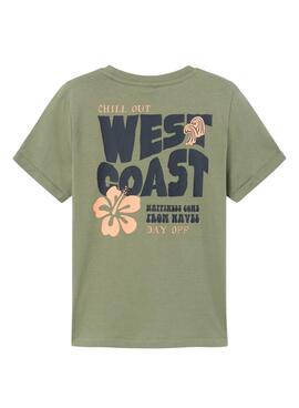 T-shirt Name It Heppi vert pour garçon