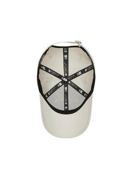 Casquette New Era Metallic Logo beige et doré pour femme et homme