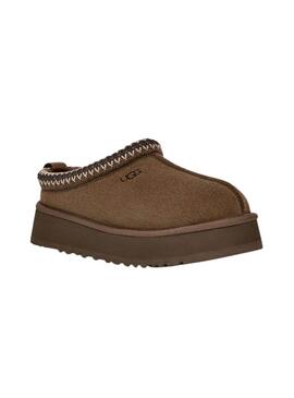 Sabots UGG Tasman marron avec plateforme pour femme