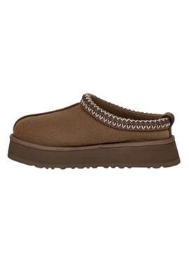 Sabots UGG Tasman marron avec plateforme pour femme