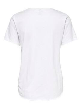T-Shirt Only Banja White Femme