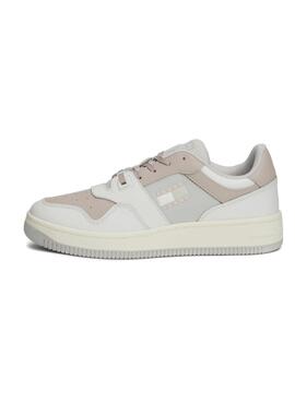 Chaussures Tommy Jeans Retro Basket pastel pour femme
