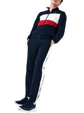 Survêtement Lacoste Sport Colorblock Marino Homme